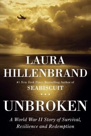 Unbroken book cover by Laura Hillenbrand