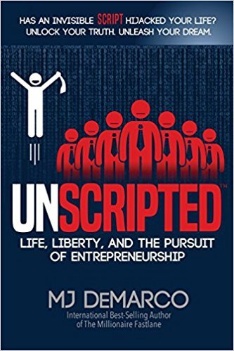Books in Nairobi- Unscripted life by mj demarco