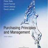 Purchasing, Principles and Management - Peter J.H. Baily