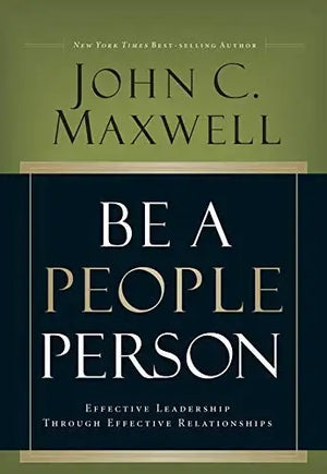 Be a People Person book - John C. Maxwell